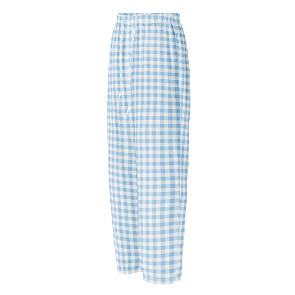 Blue Checkered Pants