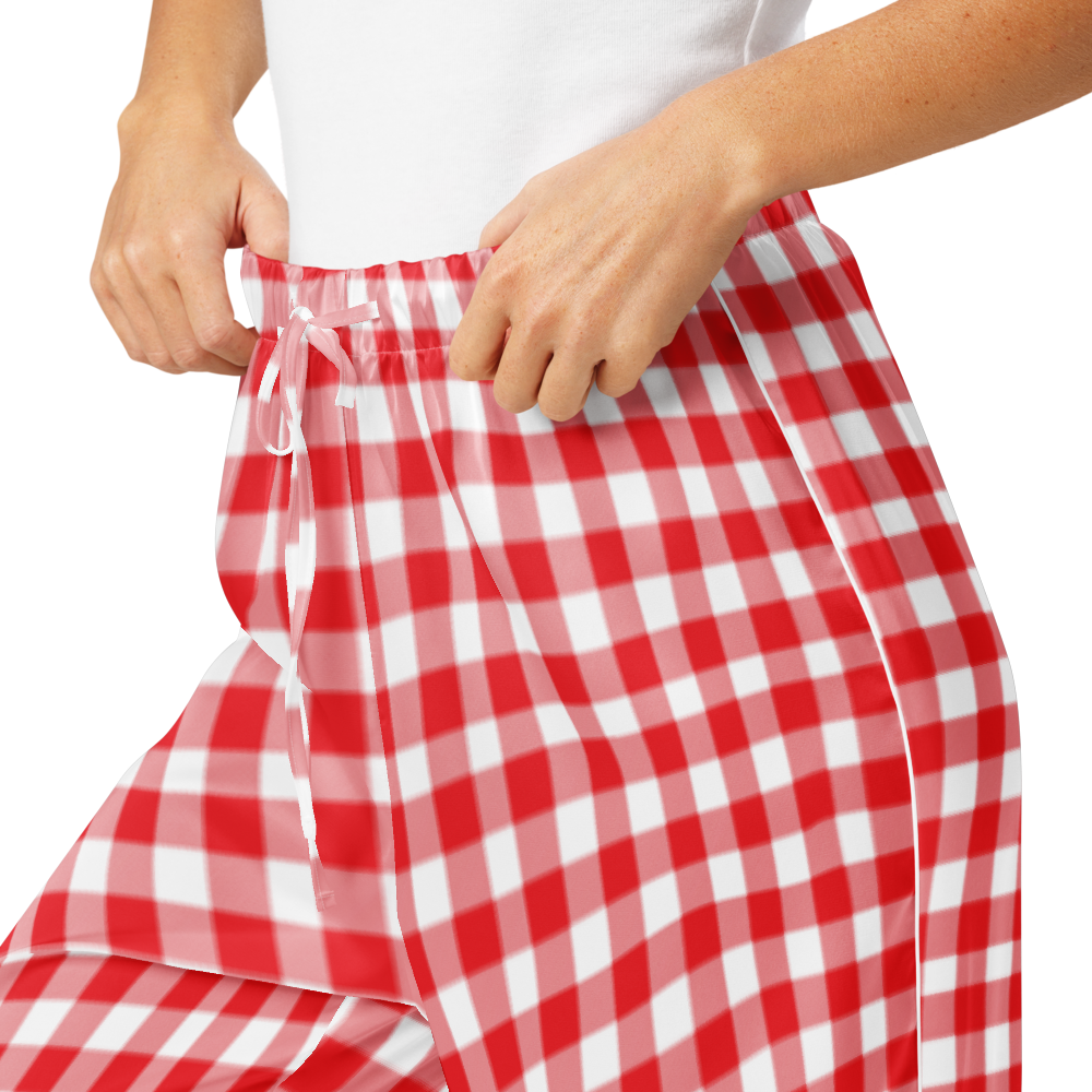 Red Checkered Pants