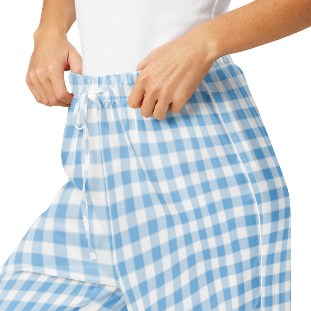 Blue Checkered Pants