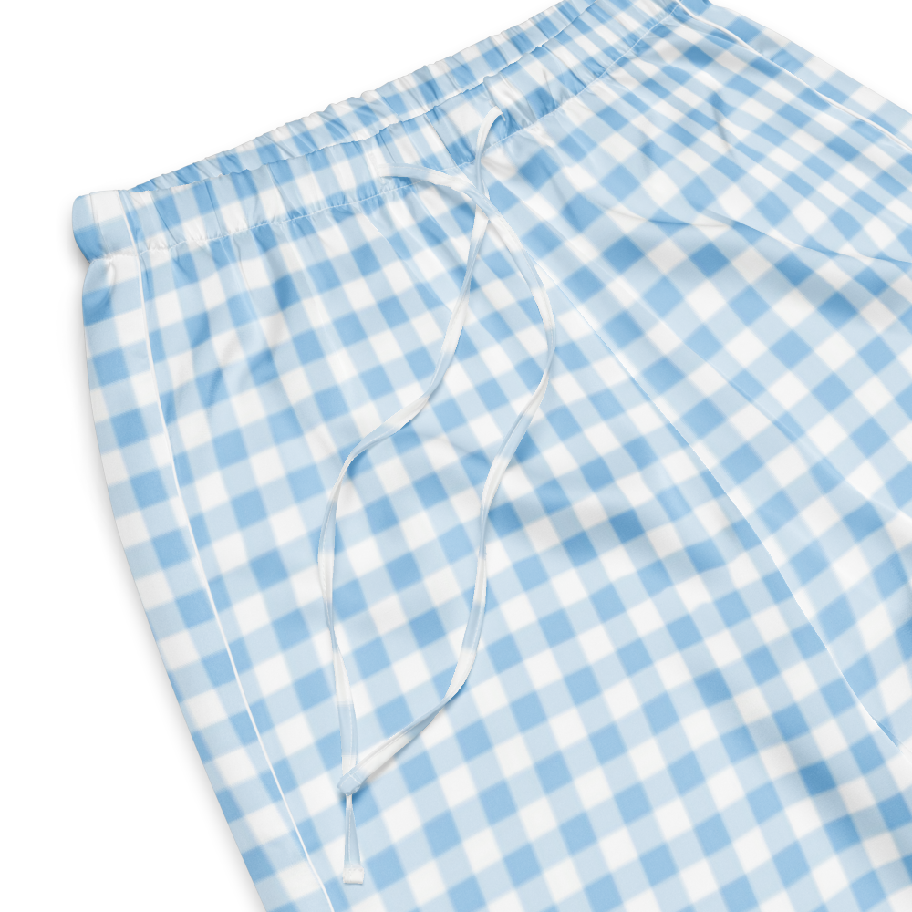 Blue Checkered Pants