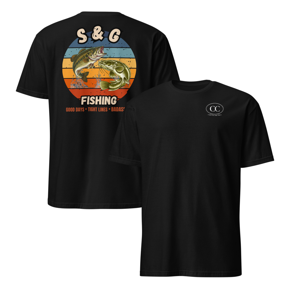 S & G Fishing Sunset Tee