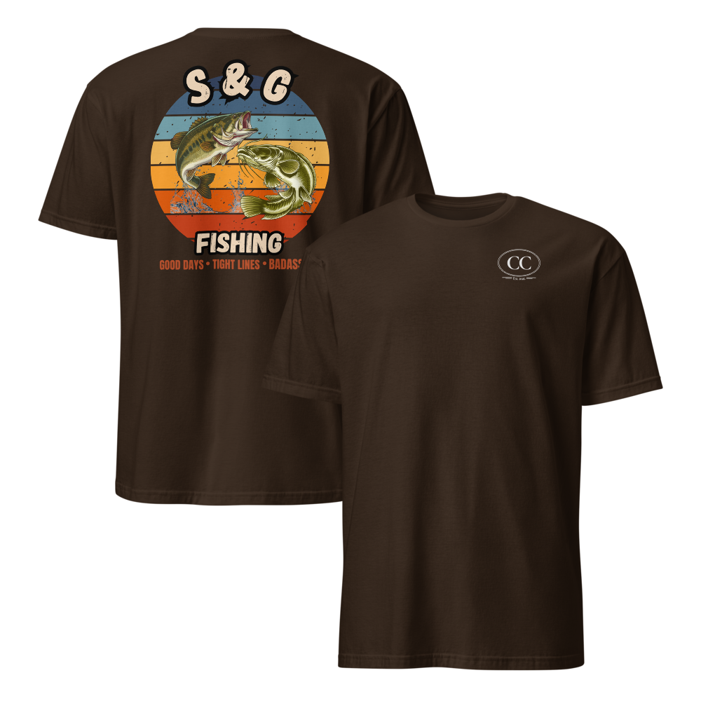 S & G Fishing Sunset Tee